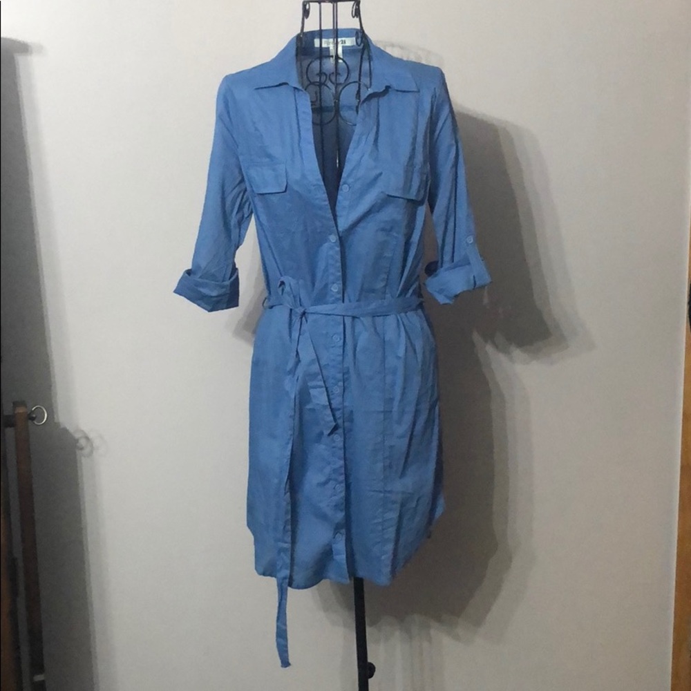 Button down shirt dress